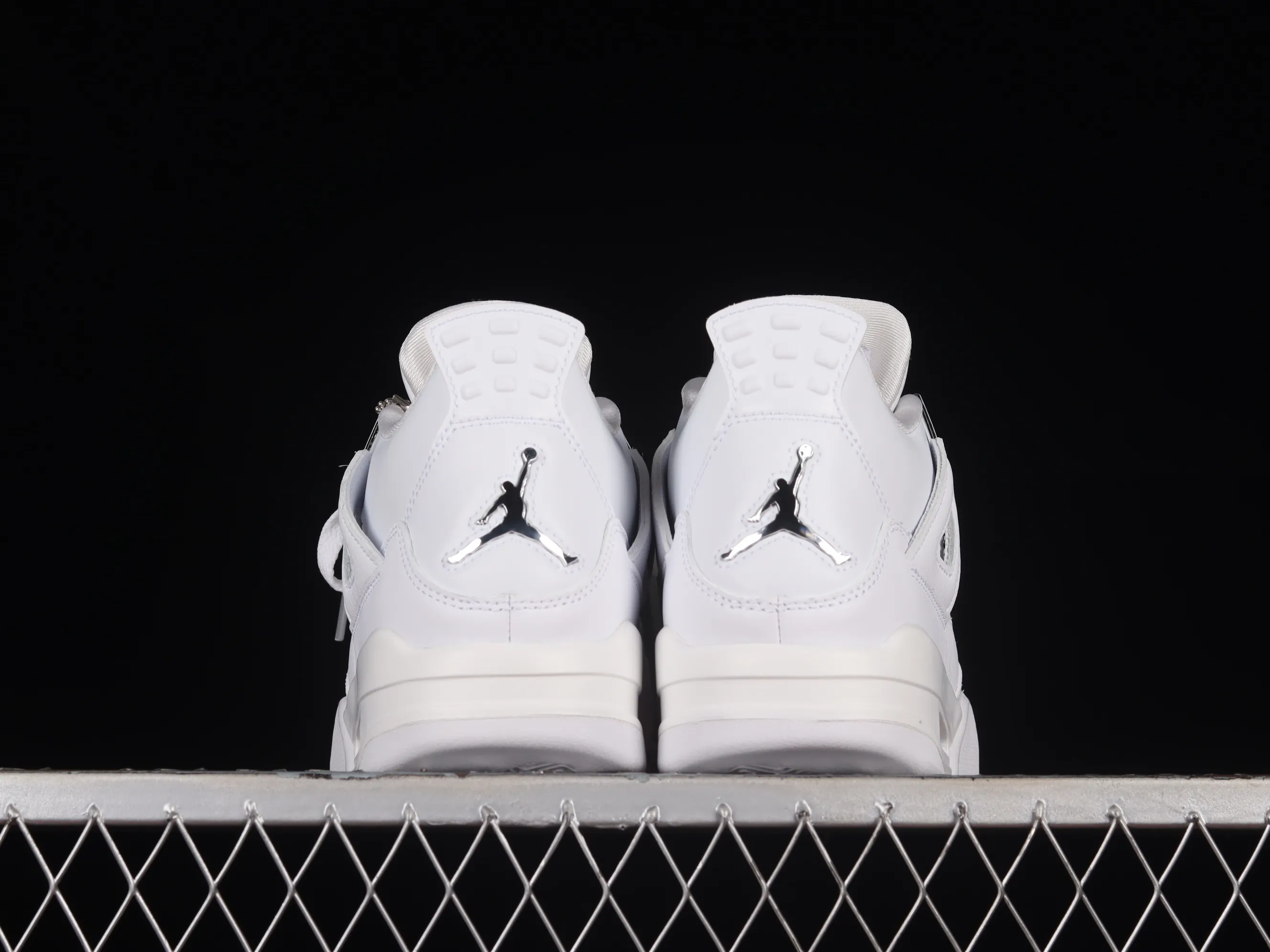 All Categories Air Jordan Jordan Series Basketball Shoes Air Jordan 4 Pure Original Version Air Jordan 4 Retro "PureMoney" AJ4 Joe 4 White Cat Full First Layer Authentic Standard 308497-100